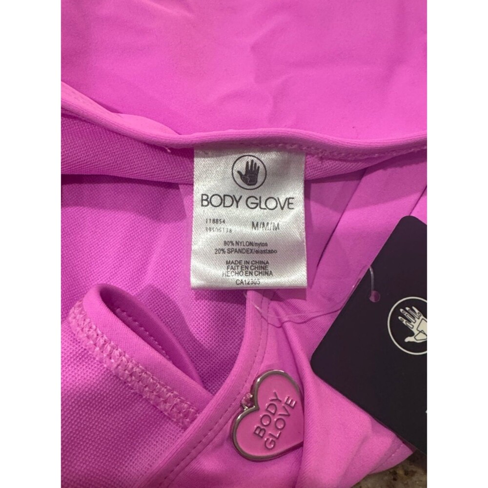 Body Glove Smoothies Full Coverage Bikini Bottom Swimsuit Sugar Plum Pink M NWT - Picture 7 of 8